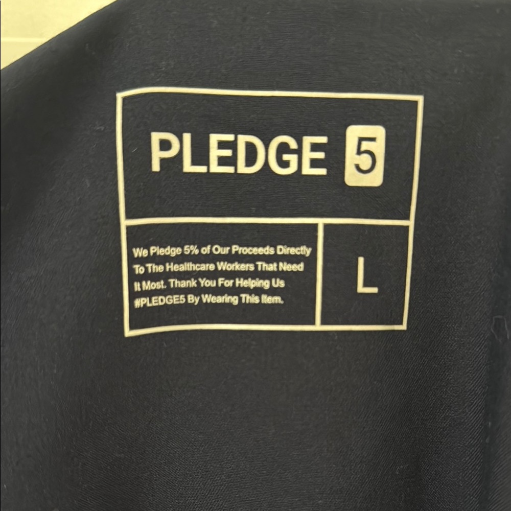 Pledge 5 Navy Blue Scrub Set
